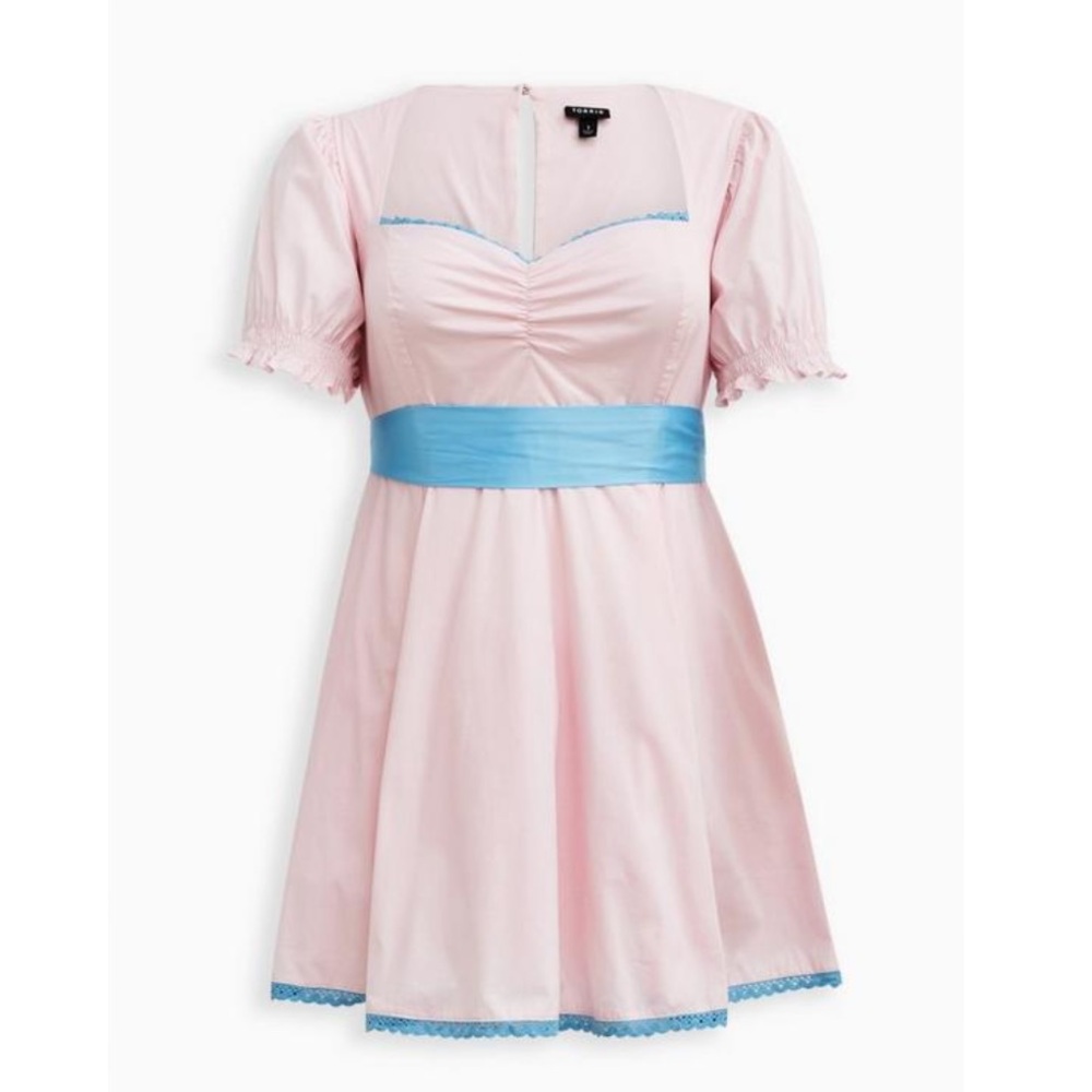 TORRID Halloween Costume Stretch Poplin Satin Classic Doll Dress - Picture 6 of 6